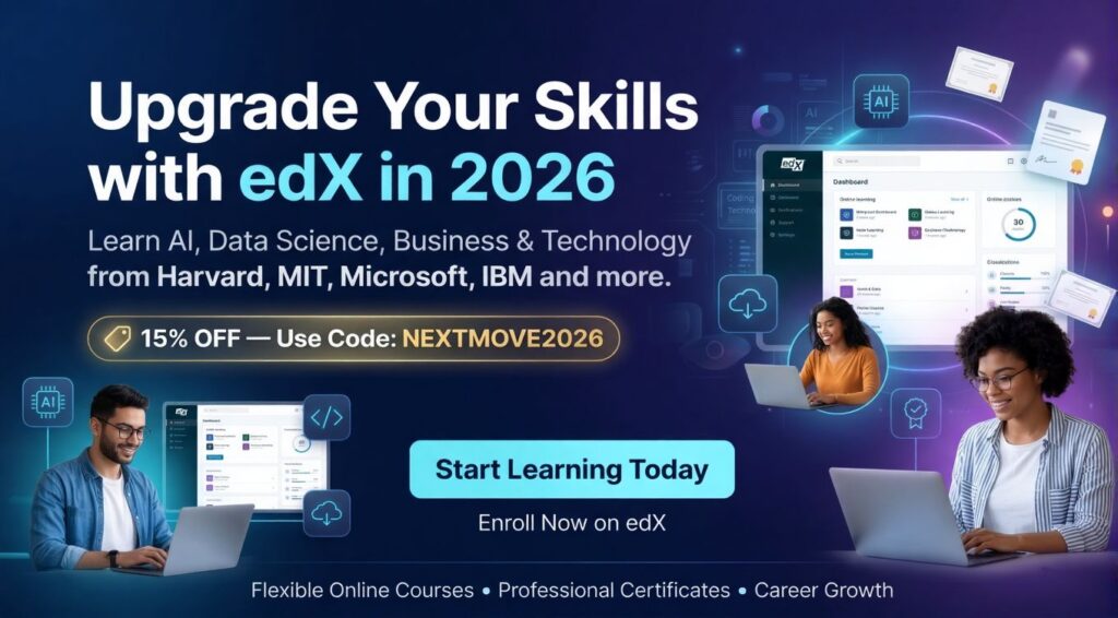 edX coupon code 2026