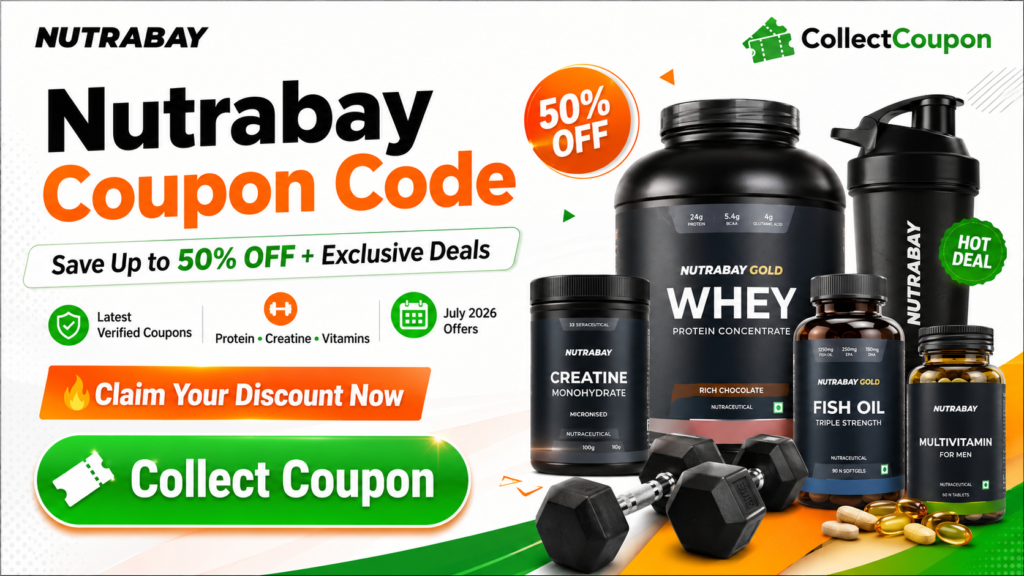 Nutrabay Coupon Code (July 2026): Get Up to 50% OFF + Exclusive Discount Offers