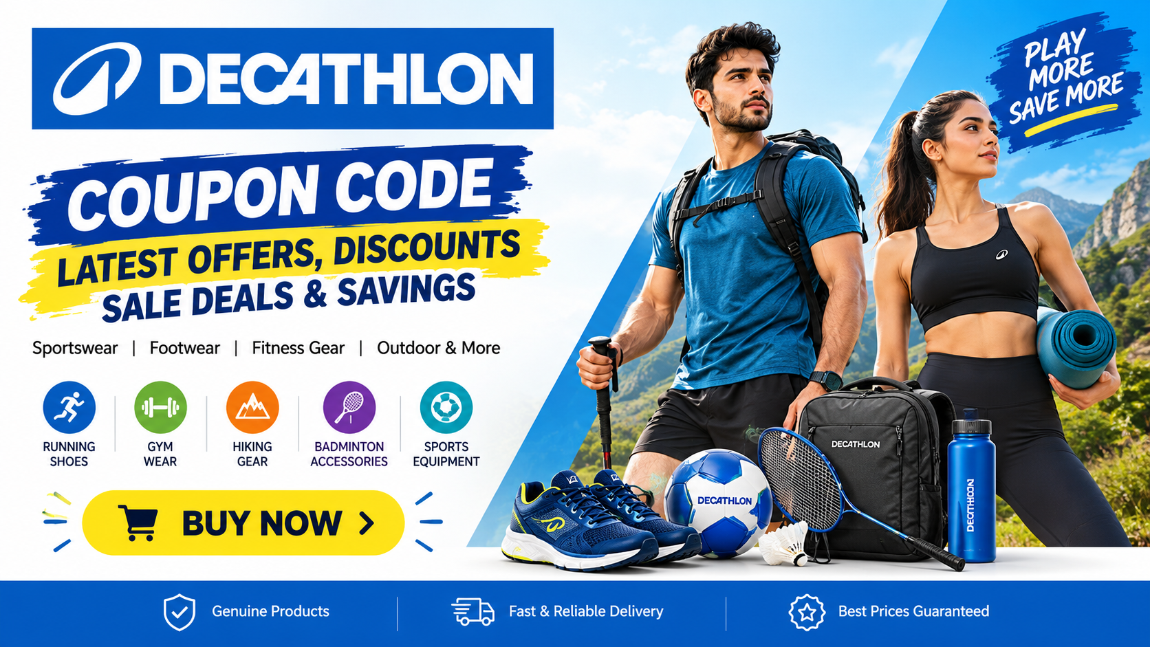 Decathlon Coupon Code: Latest Offers, Discounts, Sale Deals & Savings